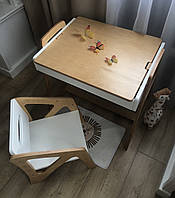 Зростаючий столик та стільчик «Дитяча мрія»