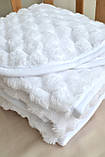 Плед Twins велюр 3D 100x80, white, фото 2