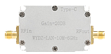 Малошумний підсилювач 20dB 10 МГц - 6000 МГц МШП LNA Low Noise Amplifier, фото 3