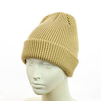 Шапка-біні "Мішель" темно-бежевий