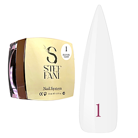 Гель-желе для нігтів Steffani Jelly Gel Clear №1, 15 мл
