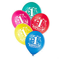 Латексна кулька з малюнком 1 вересня 12" 30см Belbal ТМ Star