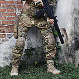 Тактичні штани G3 Combat Pants без наколінників (Мультикам) розмір S, фото 6