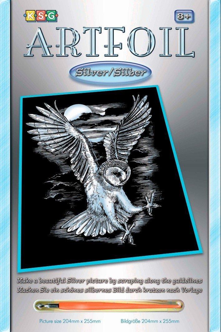 Sequin Art Набір для творчості ARTFOIL SILVER Сипуха