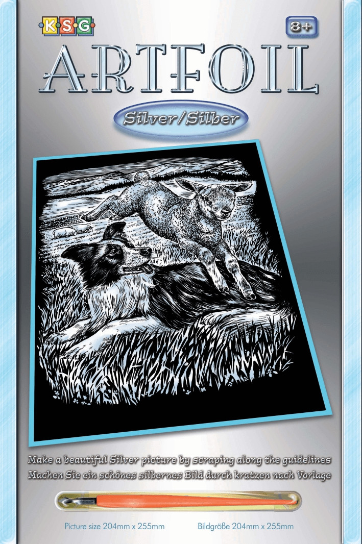 Sequin Art Набір для творчості ARTFOIL SILVER Вівчарка