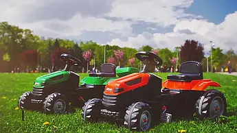 Дитячий педальний веломобіль трактор Pilsan 07-314 червоний