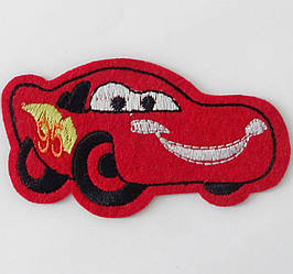 Термоаплікація дитяча Блискавка Макквін 90*50 мм