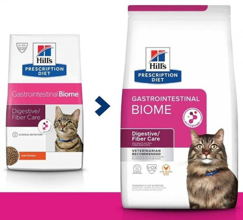 Хілс Hills PD Feline Gastrointestinal Biome сухий корм для кішок при захворюваннях ШКТ (дисбактеріоз), 3 кг (605851), фото 1