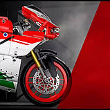 Конструктор мотоцикл дитячий спортивний спортивний гоночний, на 803 деталі, фото 5