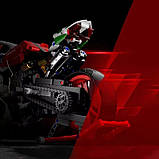 Конструктор мотоцикл дитячий спортивний спортивний гоночний, на 803 деталі, фото 3