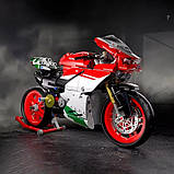 Конструктор мотоцикл дитячий спортивний спортивний гоночний, на 803 деталі, фото 2