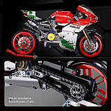 Конструктор мотоцикл дитячий спортивний спортивний гоночний, на 803 деталі, фото 10