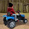 Дитячий педальний веломобіль трактор Pilsan 07-324 Синій, фото 2