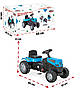 Дитячий педальний веломобіль трактор Pilsan 07-324 Синій, фото 10