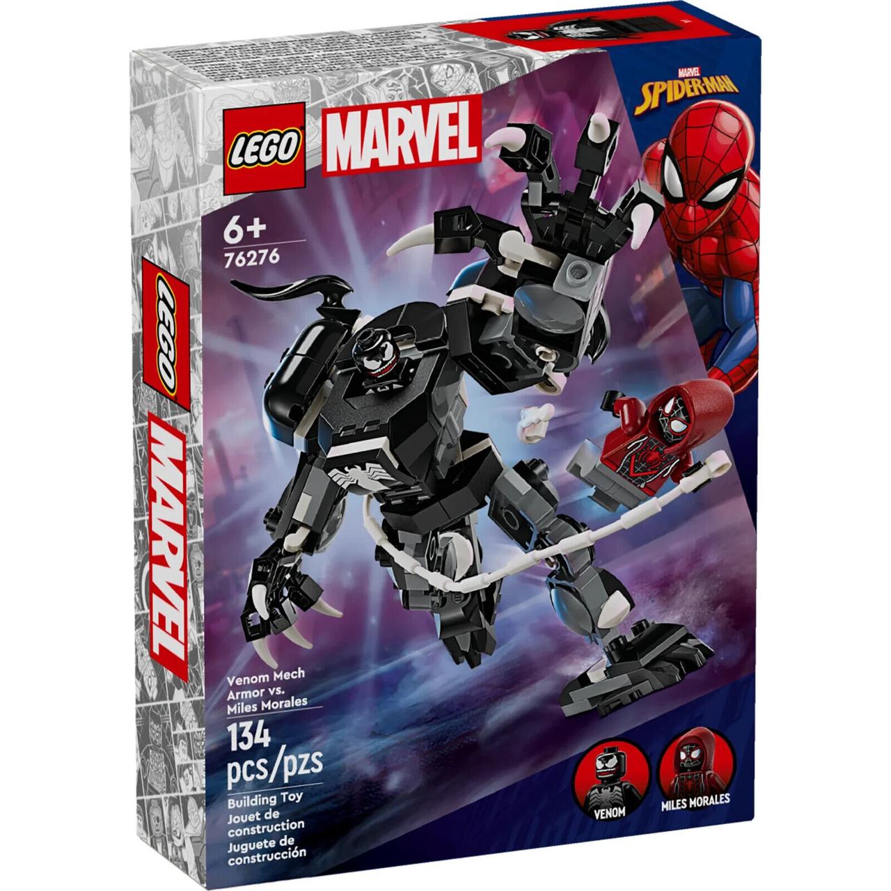 LEGO Конструктор Marvel Робот Венома vs. Майлз Моралес