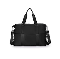 Сумка жіноча спортивна з плечовим ременем чорна 139С
