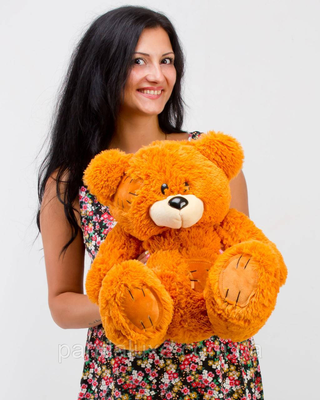 М'яка іграшка маленький плюшевий помаранчевий ведмедик