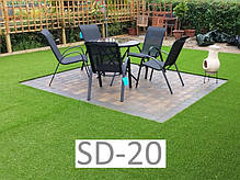 Ландшафтна штучна трава ecoGrass SD-20, фото 5