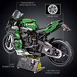 Конструктор мотоцикл дитячий спортивний гоночний, на 2088 деталей, фото 6