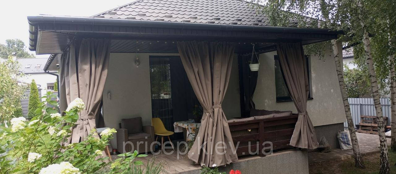 Штори для літньої тераси, веранди, альтанки, перголи