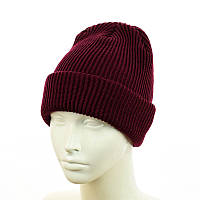Шапка-біні "Мішель" бордовий