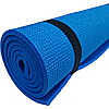 Каремат туристичний 1500х500х8мм, похідний, теплий дитячий килимок, Україна, колір синій, фото 7