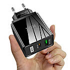 Зарядний пристрій XON PowerCharge 65W (PD33) USB Type-C (PCWA065033A1C1B 6037) Чорний, фото 2