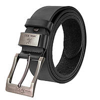 Мужской кожаный ремень Bolo Bekele Hawk 125 см Black