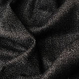 Джинс "варений" бавовняний темно-сірий ширина 1,8м, фото 5