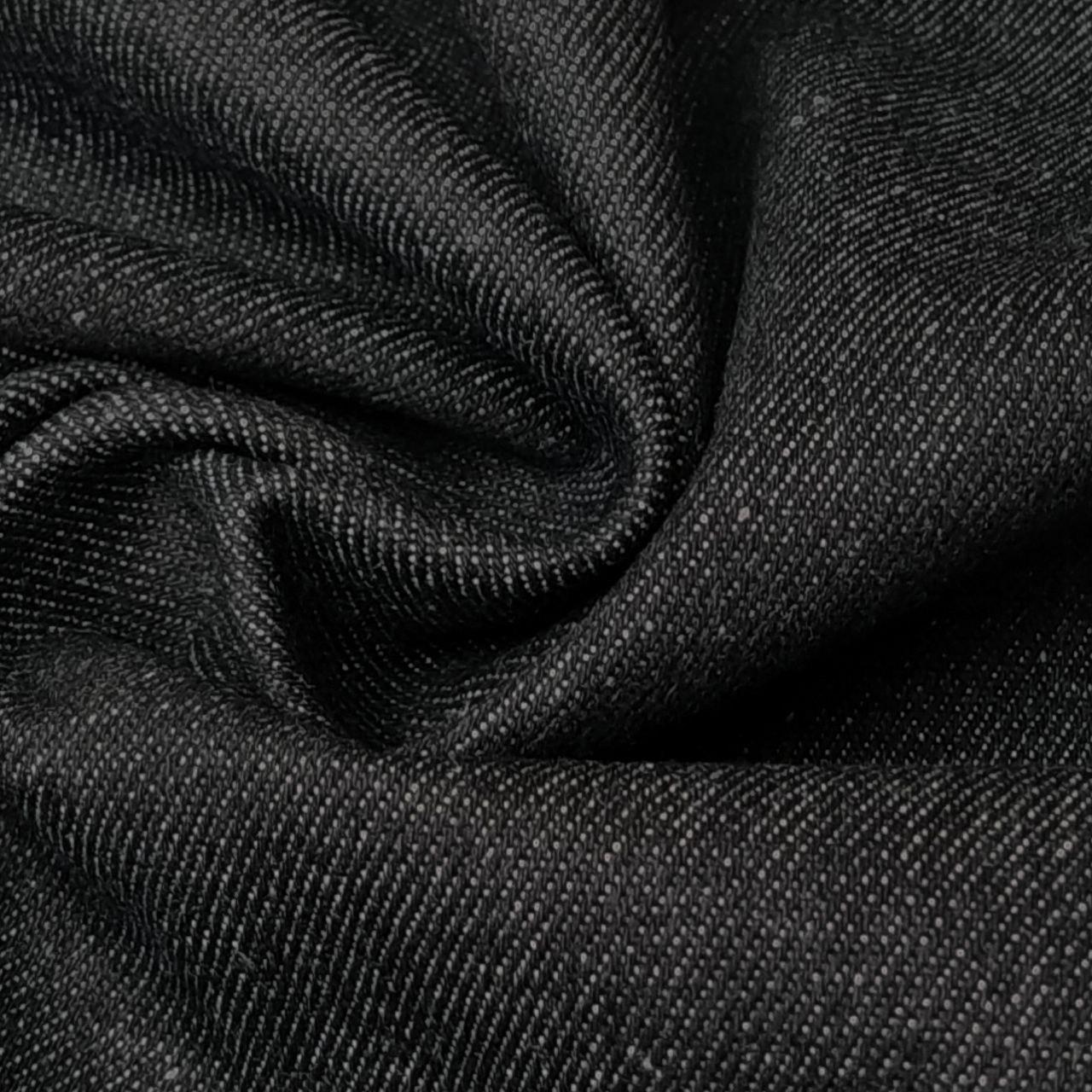 Джинс "варений" бавовняний темно-сірий ширина 1,8м, фото 1