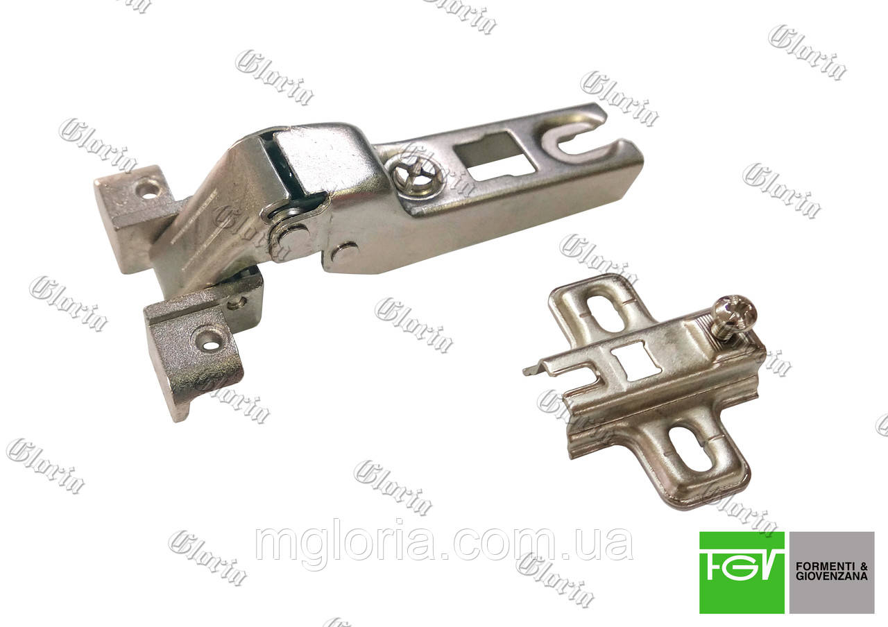 Завіса для рамочного профілю Z1 напівнакладна FGV (Італія)