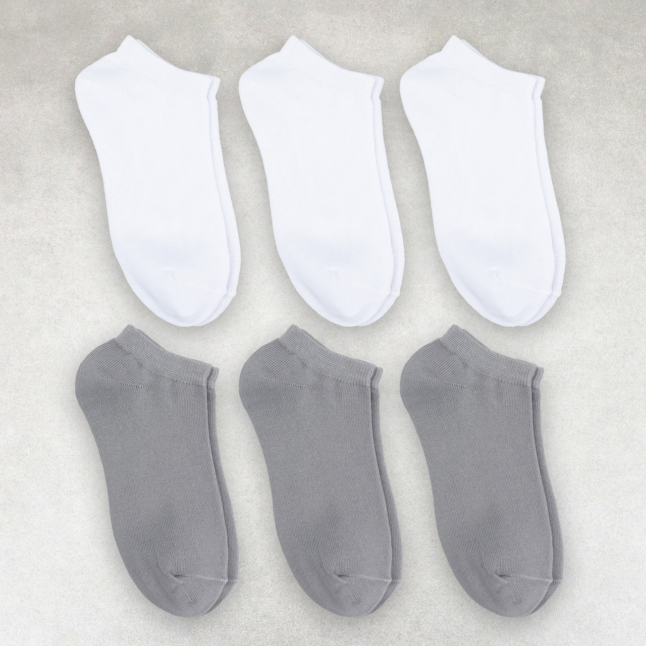 Шкарпетки 6 пар «White&Grey» бавовна преміум сегмент розмір 35-40 арт. 21006ds 93Н.3/94Н.3