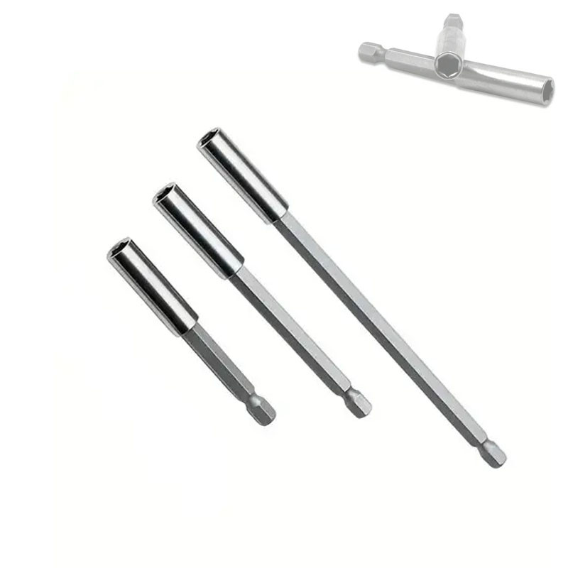Тримачі біт магнітні 3 шт. шестигранні 75 100 150 мм 1/4", фото 1