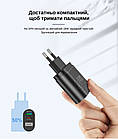 Зарядний пристрій XON PowerCharge 65W (PD33) USB Type-C (PCWB065033A1С1B 6051) Чорний, фото 6
