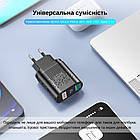 Зарядний пристрій XON PowerCharge 65W (PD33) USB Type-C (PCWB065033A1С1B 6051) Чорний, фото 4