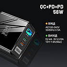 Зарядний пристрій XON PowerCharge 58W (PD20) USB Type-C (PCWA058020A1С2B 6068) Чорний, фото 6