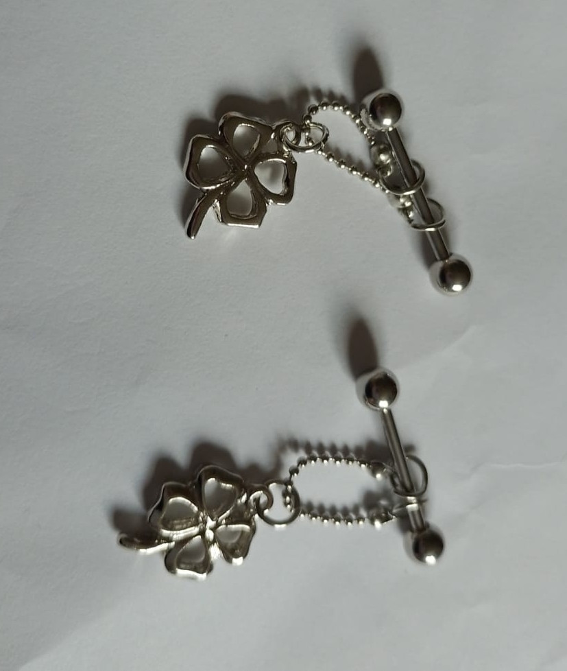 Пірсинг сосків 1 пара, фото 1