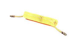 Шланг витий М16x1,5 (жовтий) 7 м (RIDER) RD 01. 01. 44