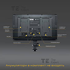 Прямокутна LED лампа LUX100 VL-3 RGB відеосвітло для фото, відео зі штативом 2,1 метр. Студійне світло., фото 3