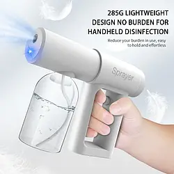 Розпилювач дезінфектор ручний портативний стерилізатор Spayer Білий