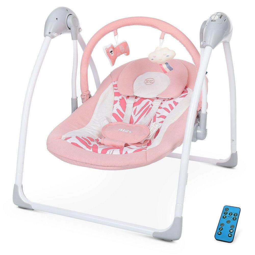 Гойдалка El Camino Airy ME 1047L Rose Leaves (з таймером гойдання 15-30-60 хвилин, 5 швидкостей заколисування)