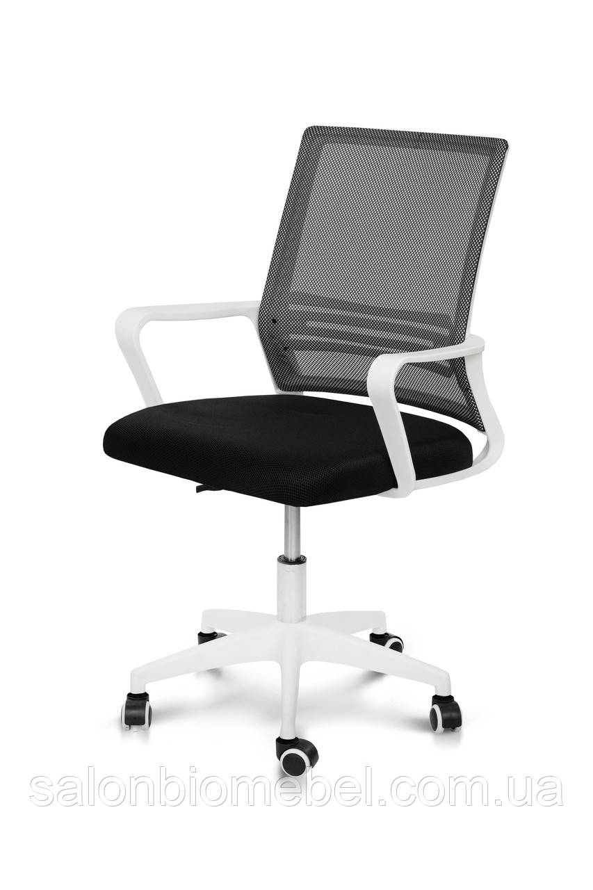 Стілець комп'ютерний Веб (Чорно-Білий), фото 1