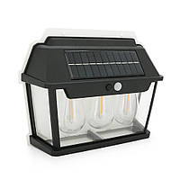 Вуличний ліхтар YT9993 сон.панель+дат.руху,3 лампи,вбуд.акум,кріпл.на стіну, Voltronic, Арт.56094