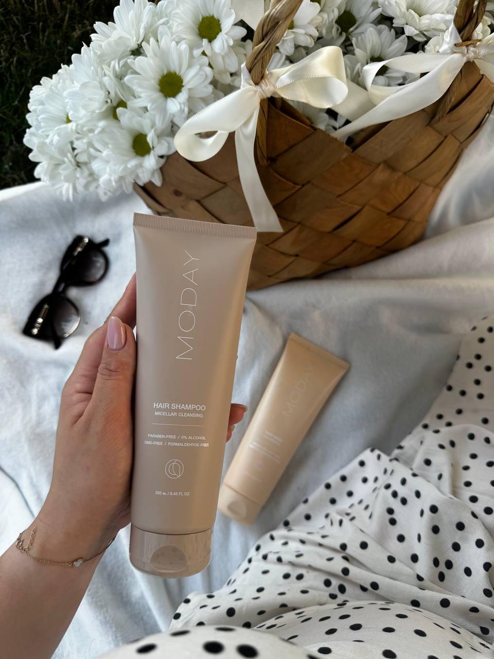Шампунь для волосся міцелярний Moday Micellar cleansing hair Shampoo 250 мл