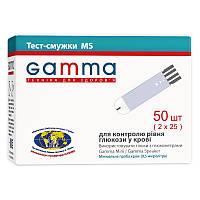 Тест-смужки для глюкометра GAMMA Mini 50 шт.