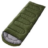 Спальний мішок широкий теплий -15 °C / 900г/м.кв. XK-202 Зелений
