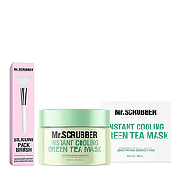 Охолоджувальна маска для обличчя Instant Cooling Green Tea Mask з екстрактом зеленого чаю Mr.Scrubber