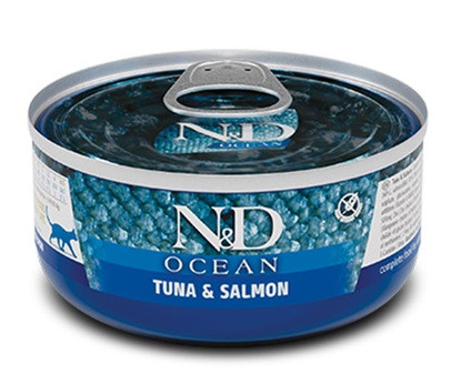 Вологий беззерновий корм Farmina (Фарміна) Grain Free Ocean для кішок, з тунцем та лососем, 70 гр