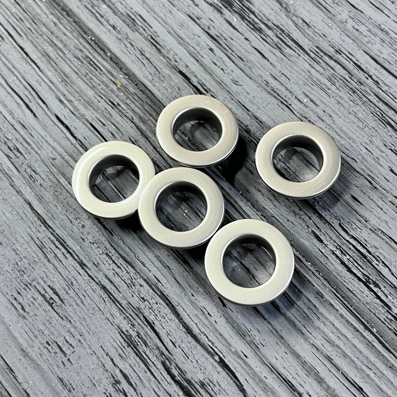 Нержавіючий люверс 12 мм Сатин (50 шт.уп.)