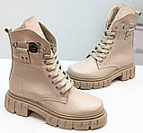 Черевики шкіряні жіночі демісезонні від виробника модель УН24-102, фото 5
